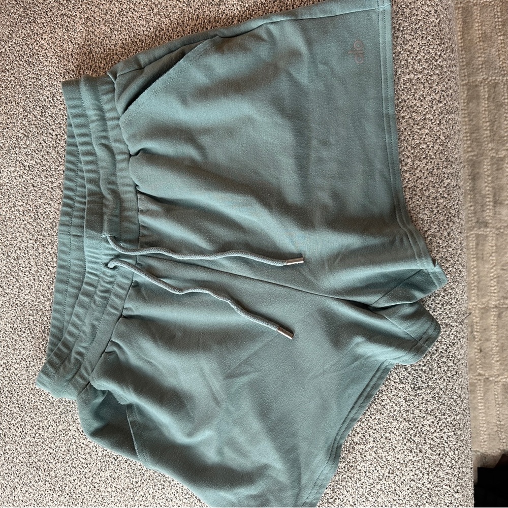 ALO Yoga Teal Athletic Shorts